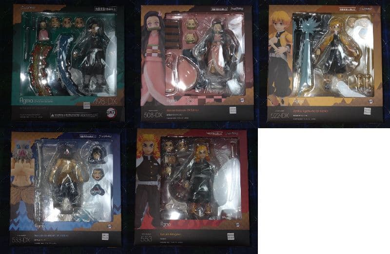 figma　鬼滅の刃　5体＋グッスマオンライン特典　セット