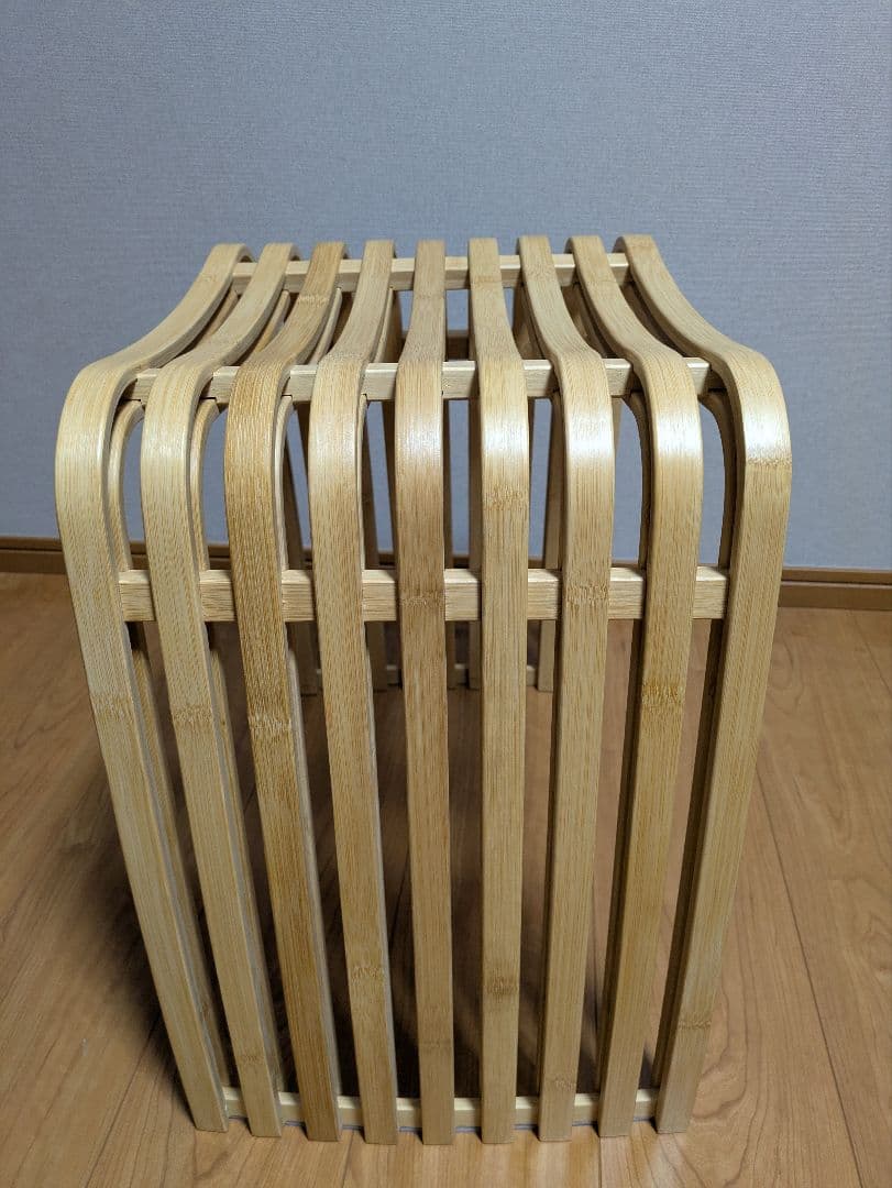 『GUDEE グディ スツール 椅子 チェア ベンチスツール 竹製 木製 格子』