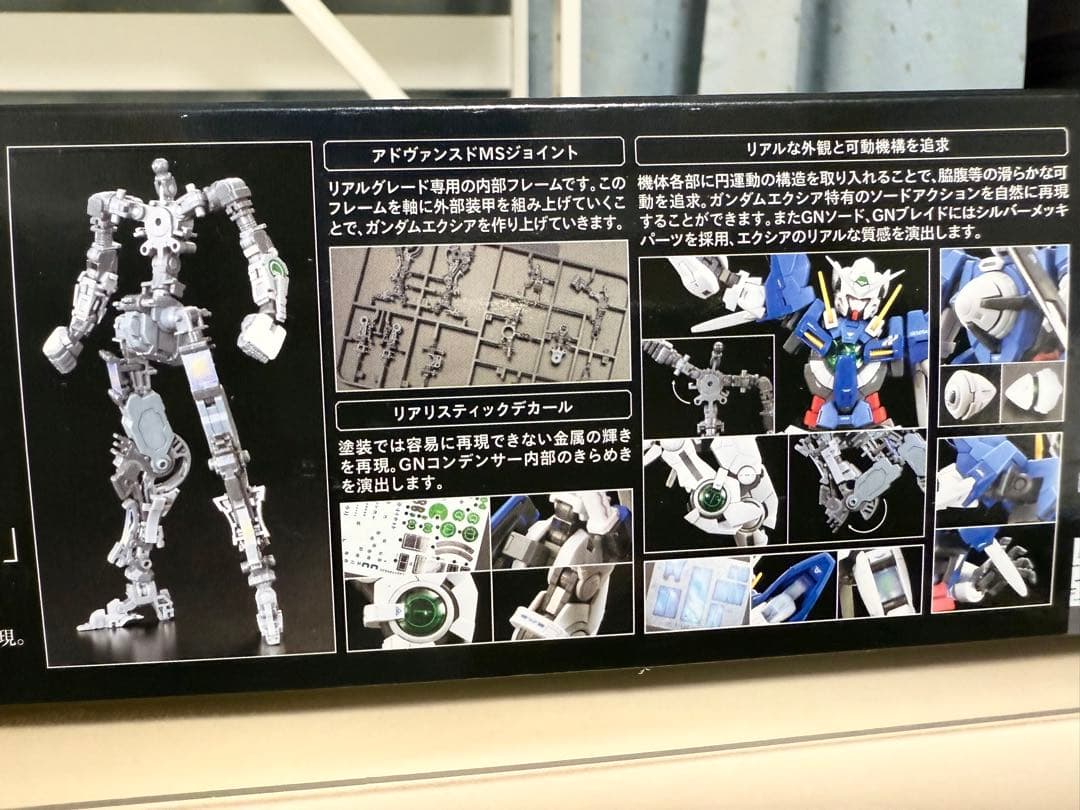 HG GNアームズ TYPE-E〔REAL COLOR〕＆RGガンダム エクシア