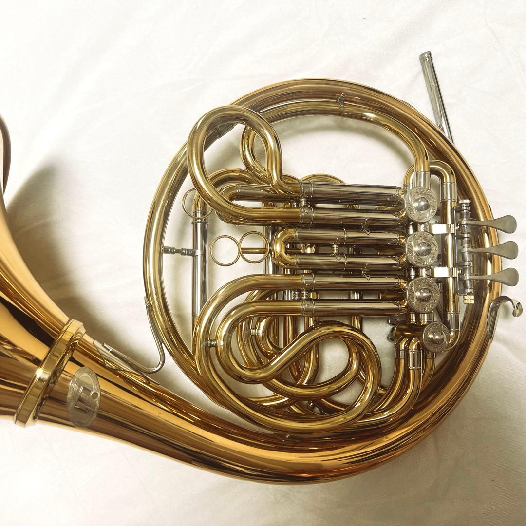 io HR-1054Rフレンチホルン本体 ピンクケース付き