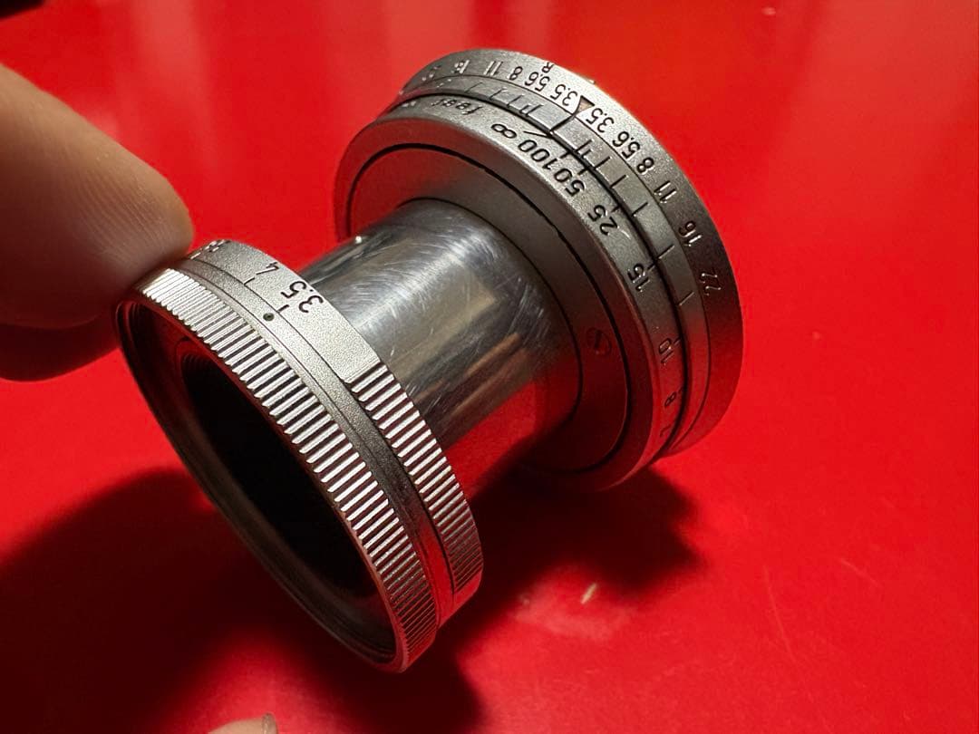 やや希少 Leica Elmar 50mm 5cm f3.5 OH Mマウント