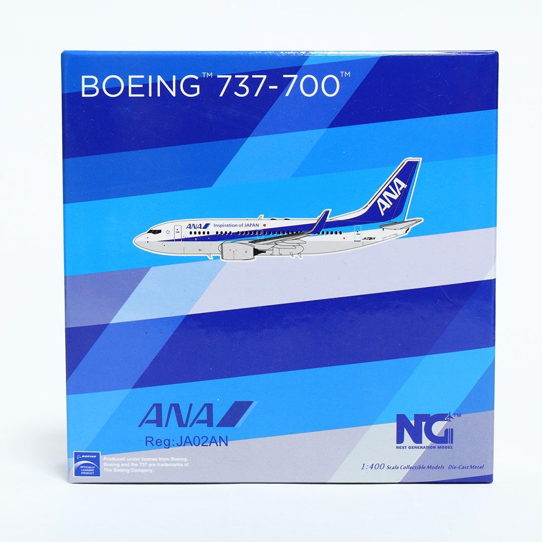 航空機・ヘリコプター NG Models 1/400 ANA B737-700 JA02AN