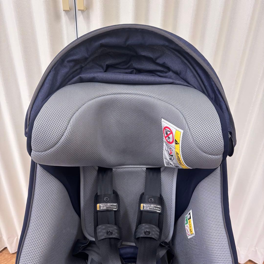 クリーニング済　☆美品☆　コンビ　クルムーヴ　アドバンス　ISOFIX　ネイビー