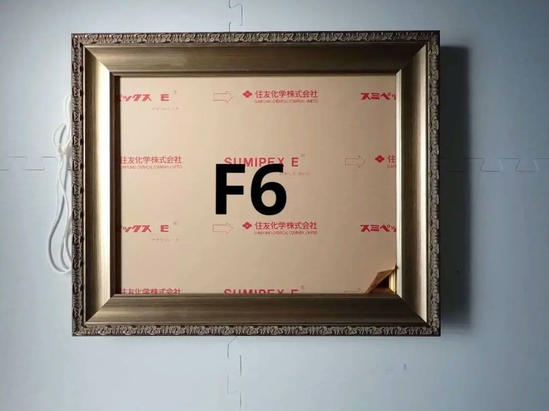 額縁 油彩 Ｆ６ アクリル板 未使用【送料込・匿名発送】