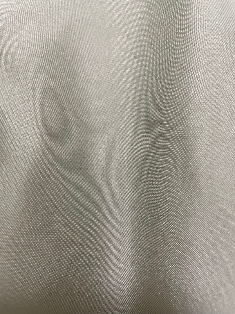 チュールパイピングAラインドレス　Mサイズ　グリーン　結婚式マタニティドレス