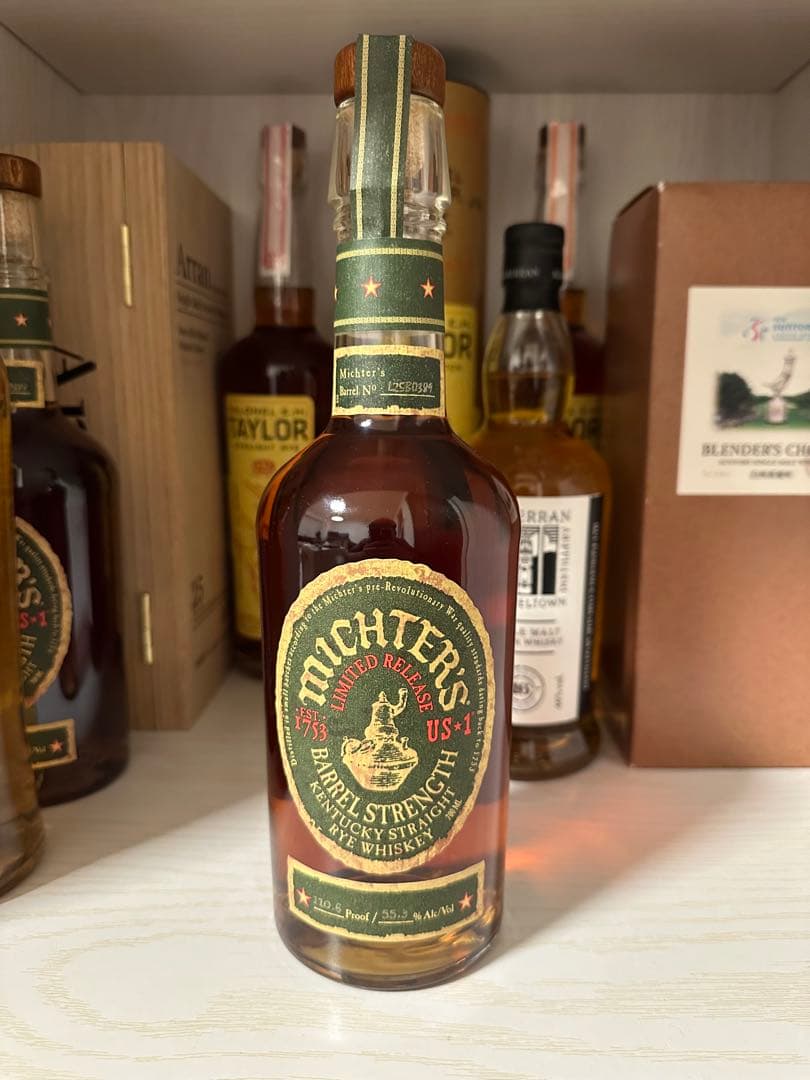 ミクターズ US★1 バレルストレングス ライウイスキー 55.3!!!!