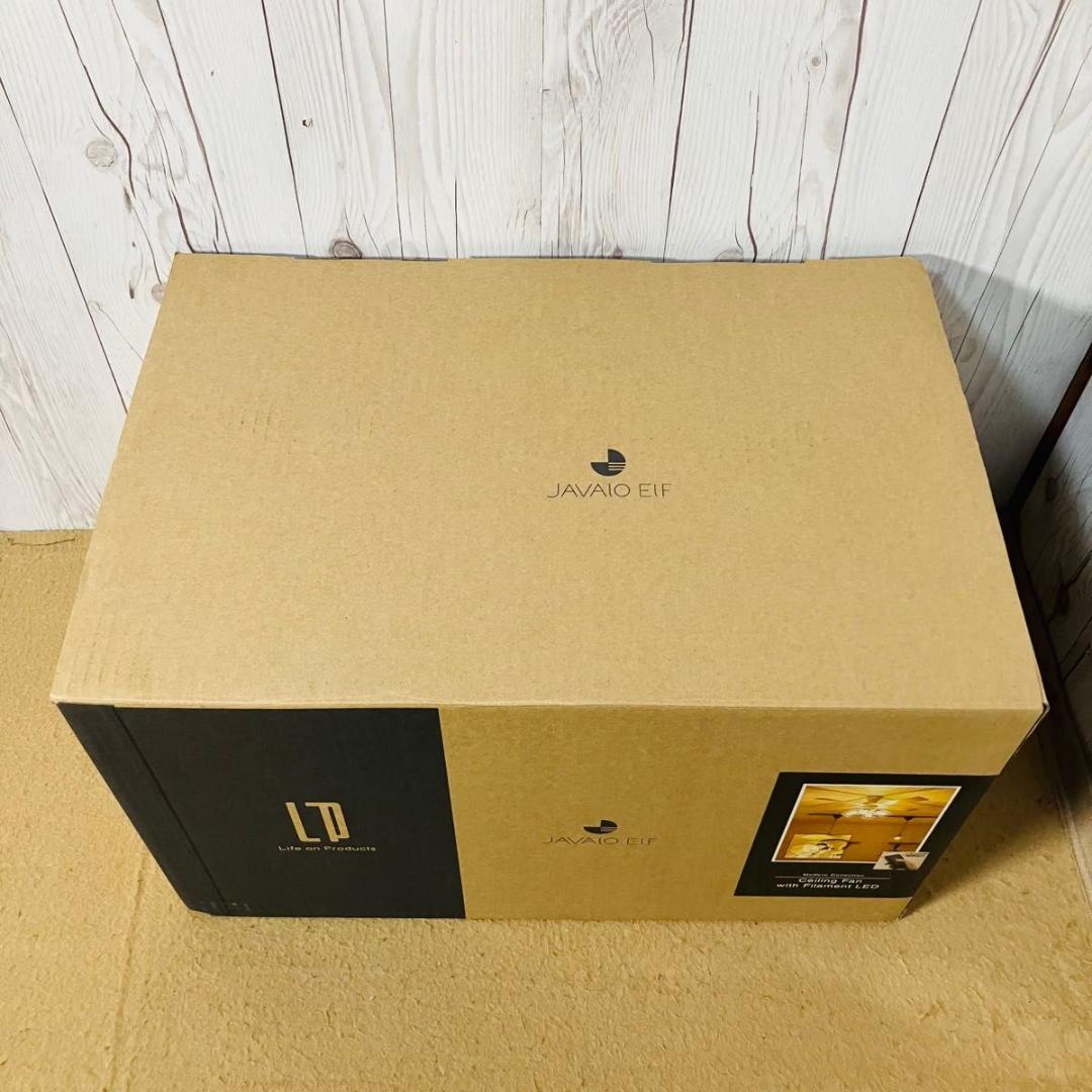 未使用 JAVAlO ELF JE-CF003-WH シーリングファン LED