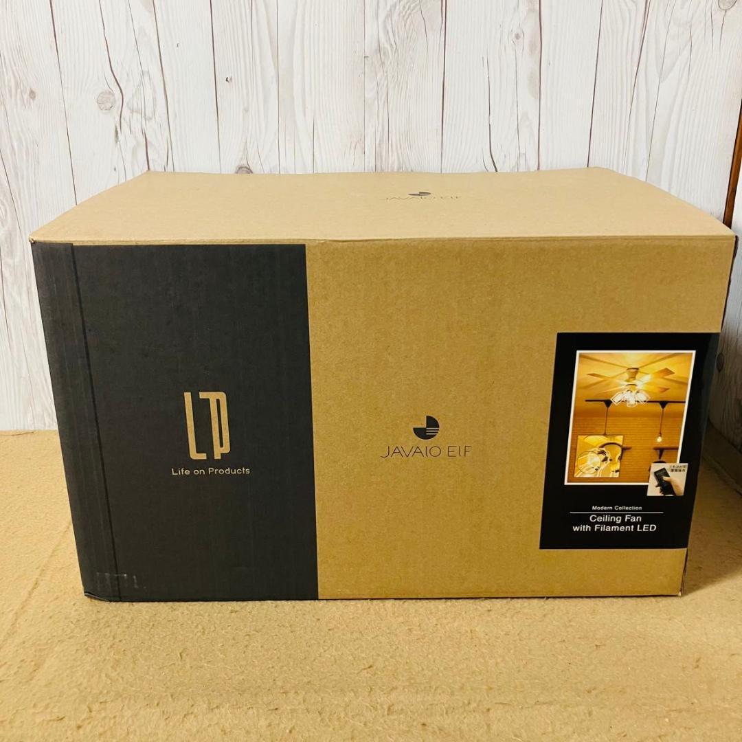 未使用 JAVAlO ELF JE-CF003-WH シーリングファン LED