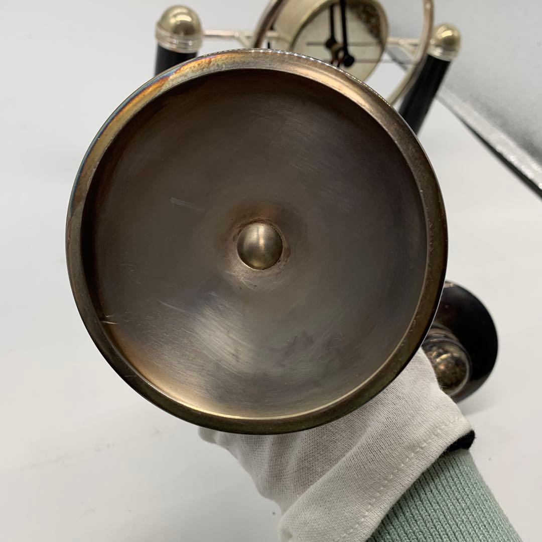 クリストフル 卓上時計 キャンドルスタンド セット 稼働品