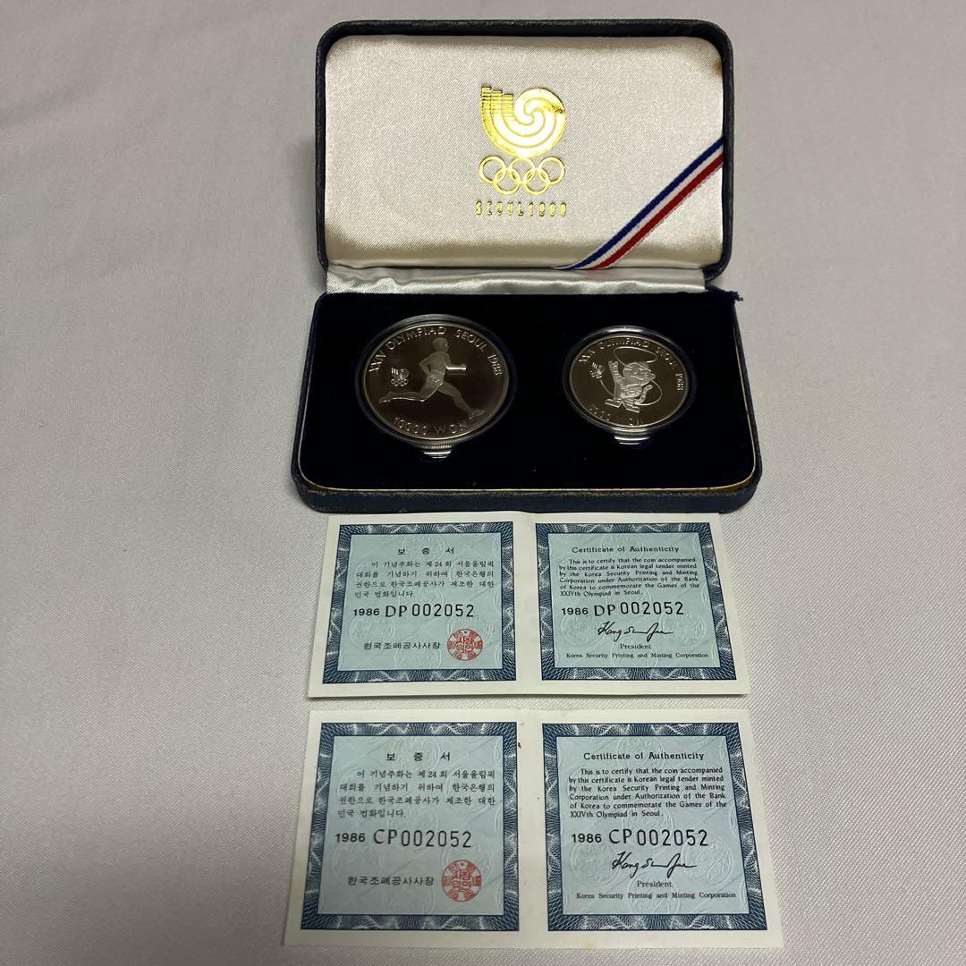 1998年　ソウルオリンピック　記念銀貨セット　50.43g