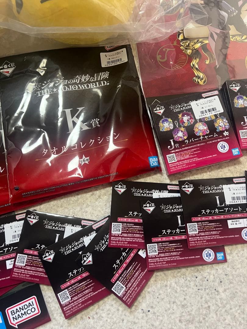 ジョジョの奇妙な冒険　一番くじ　D賞 東方仗助　ピストルズ　ステッカー　下位賞