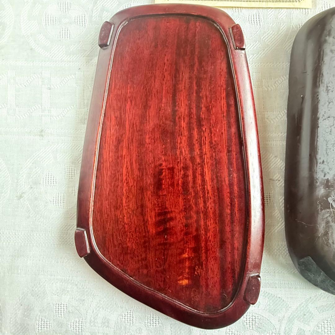 超限定出品18日20時迄‼️不世出‼️旧家蔵出書の極み端渓硯『瓜形硯』」②文房四宝