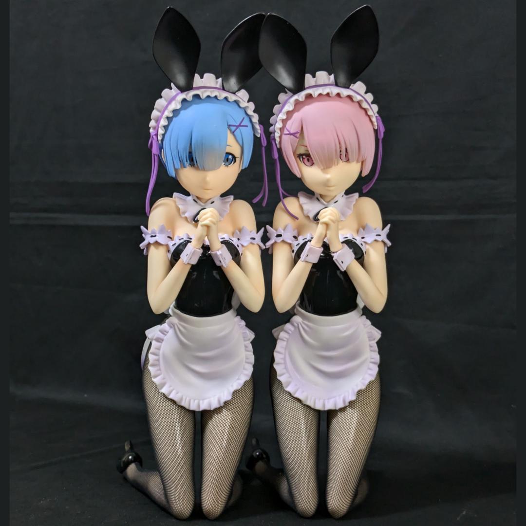 リゼロ　ラム・レム　メイドバニー　２体セット　1/4スケール　完成品フィギュア