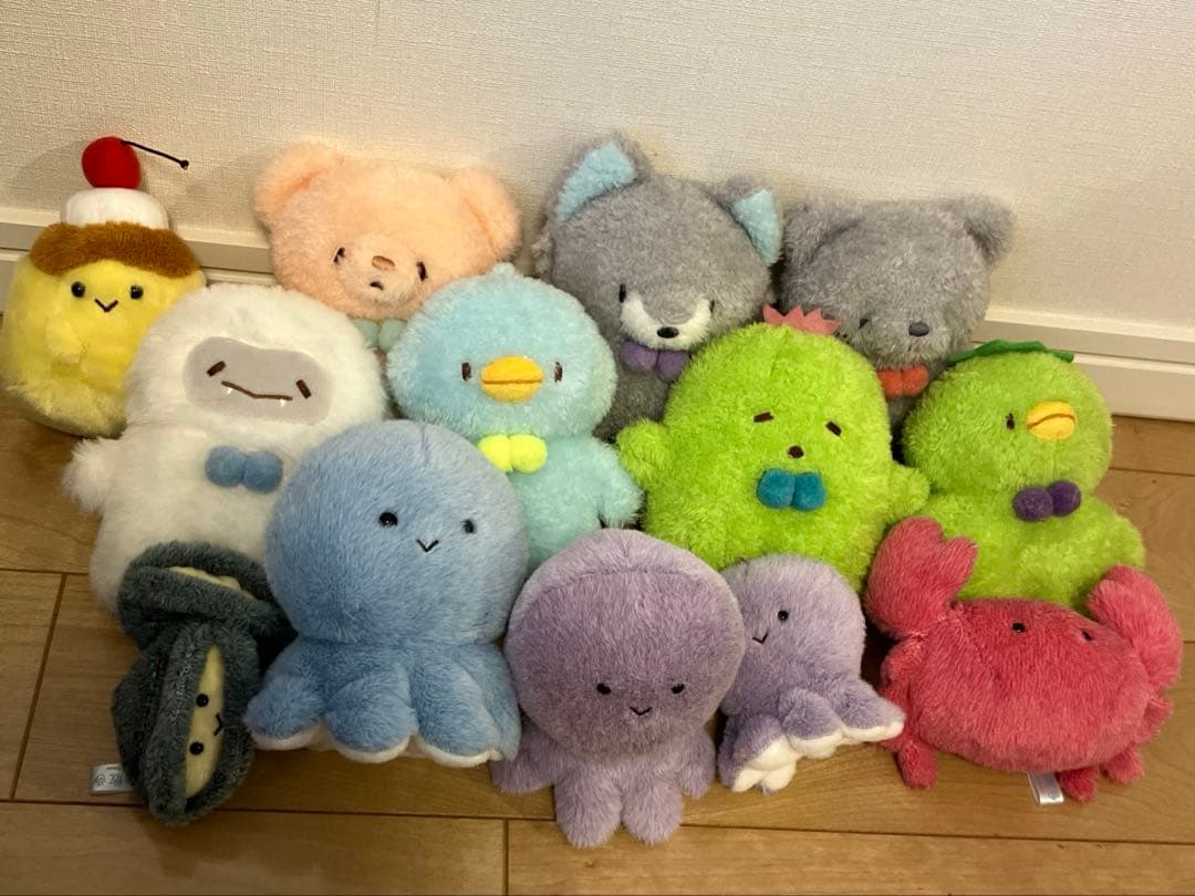 ブルーブルーエ　ぬいぐるみ　たっとん　他12点まとめ売り