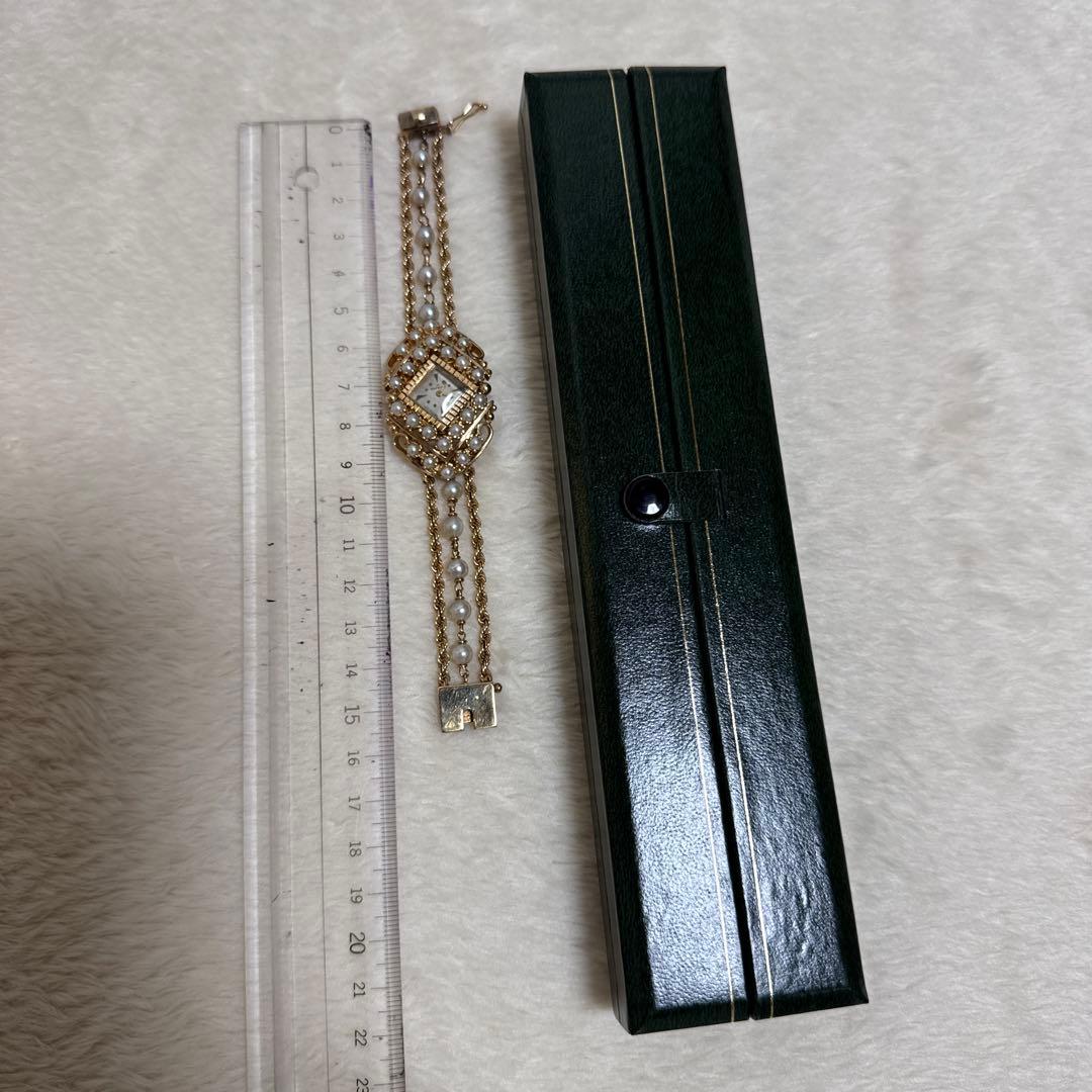 オメガ　レディース　アンティーク　14K 時計