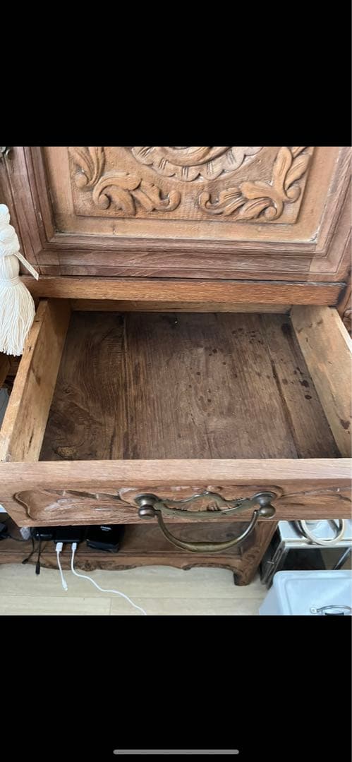 【定価税抜35万】キャビネット　フランスアンティーク家具店購入品。ビンテージ