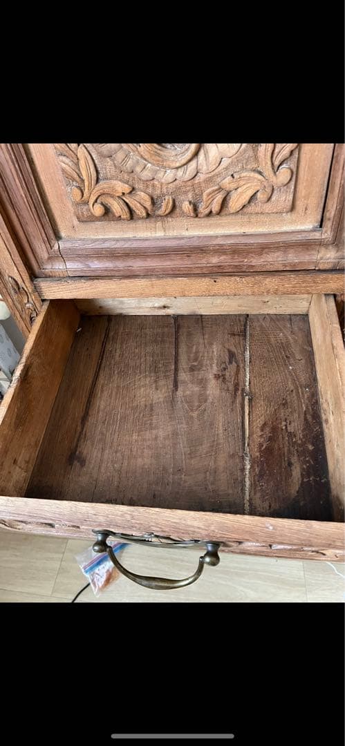 【定価税抜35万】キャビネット　フランスアンティーク家具店購入品。ビンテージ