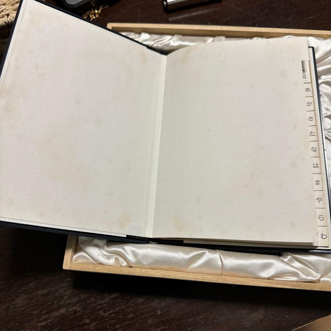 プラチナ万年筆　昇峰　蒔絵様14K電話帳　木箱入り美品