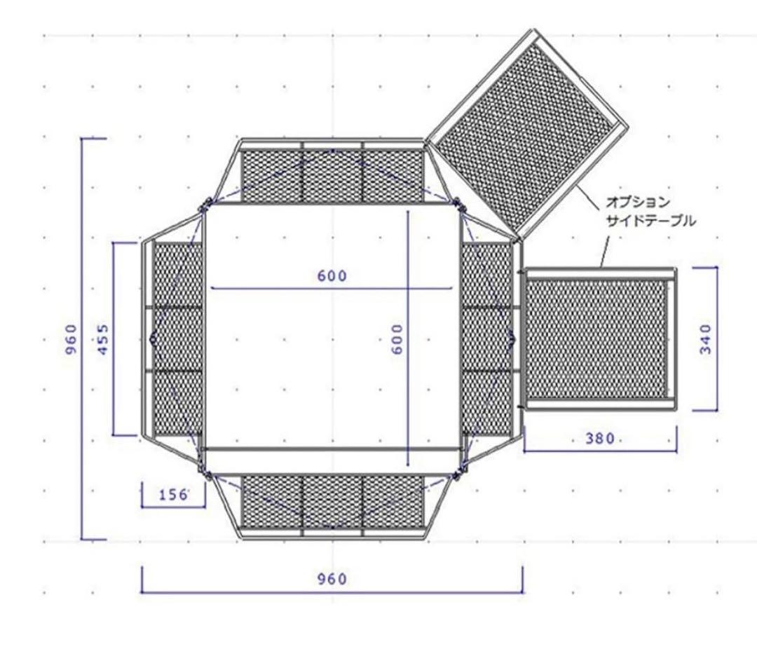 ネイチャートーンズ オクタゴンファイアテーブルフルセット OCTFT-B+OP