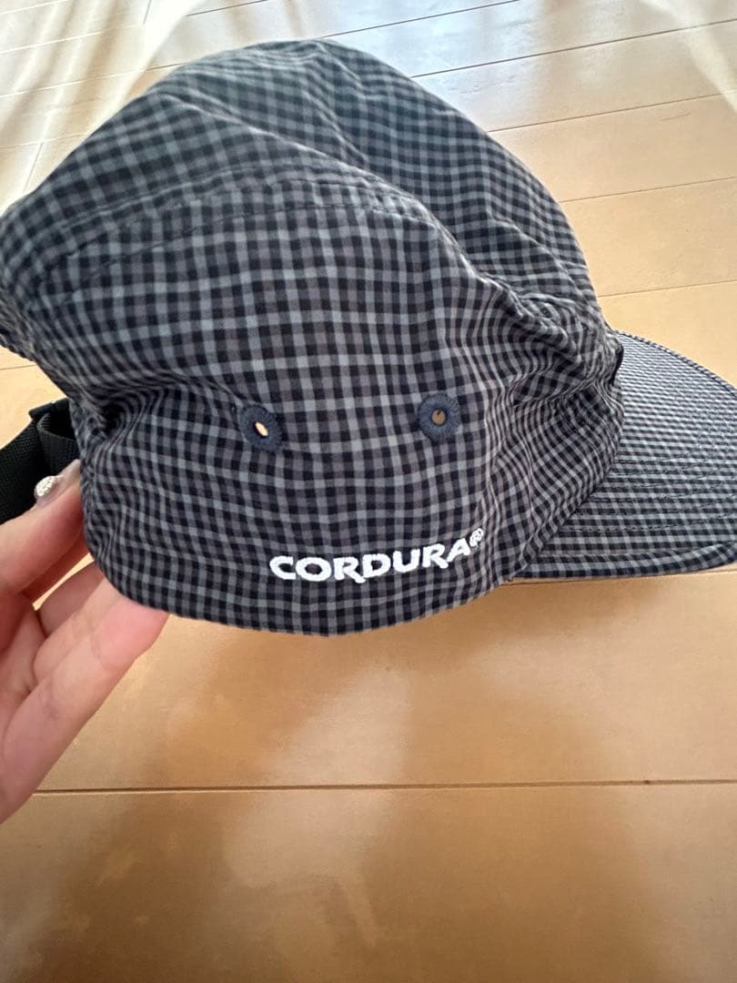 帽子 Supreme Cordura Plaid Camp Cap \"Black\"