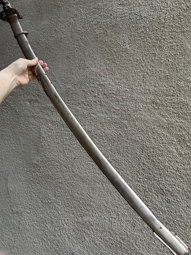 特大　指揮刀　サーベル　日本軍　模造刀　模擬刀　軍装品　短剣　全長112.5cm