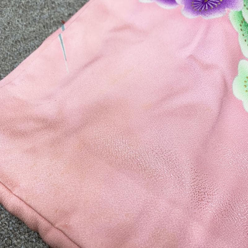 504w3☆引き振袖 掛下 比翼 孔雀 金駒刺繍 金彩☆美品 結婚式 舞台衣装