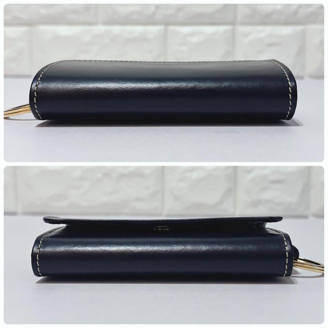 【未使用級】WhitehouseCox レザー 6蓮 キーケース キーリング付