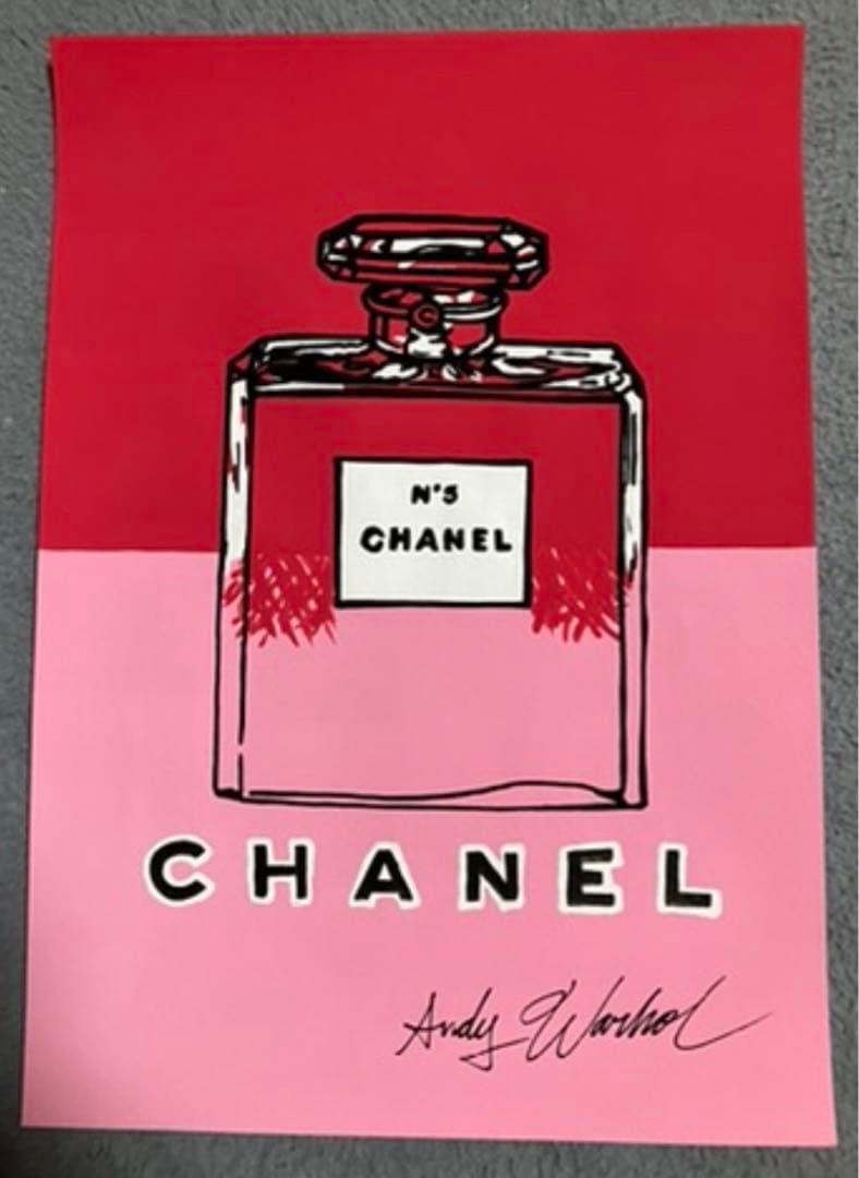 アンディウォーホル　5  水彩画　ブランドオマージュ