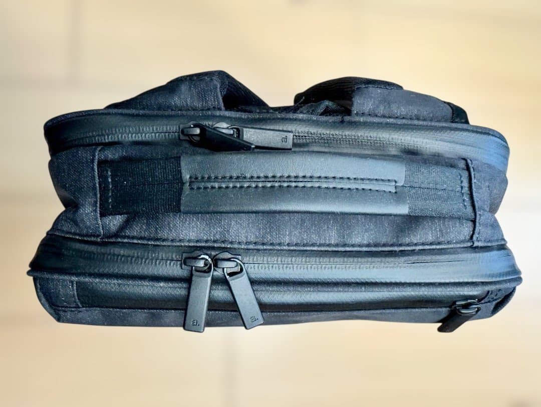 エース ガジェタブル ヘザー 耐水加工ビジネスバック ポケット多数