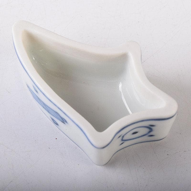 茶道具　西村徳泉造　古染付写　丁字香合　共布共箱　C　8173