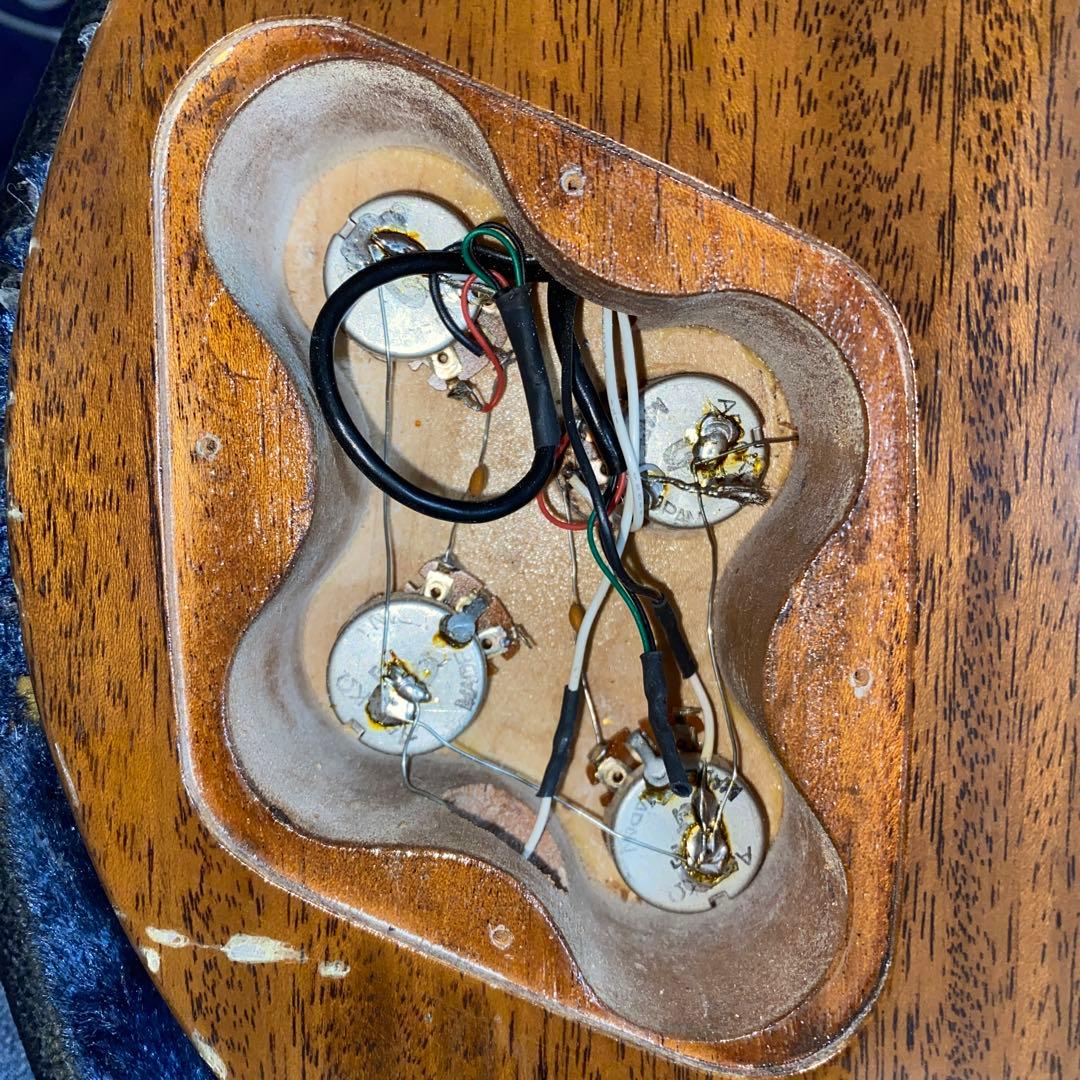 国産？ 詳細不明 良質 レスポールタイプ ゴールドトップ ディープジョイント