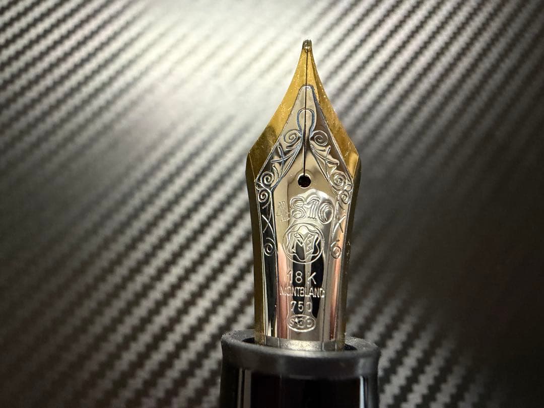 ヘミングウェイ芯 モンブラン 149 18K 中白 M 中字 万年筆
