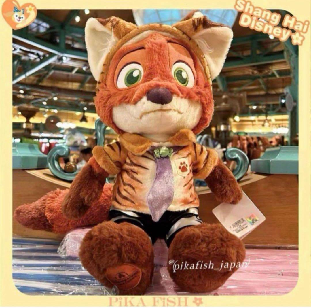 【現地購入☆正規品】ニック　ハロウィン　ズートピア　ぬいぐるみ　上海ディズニー