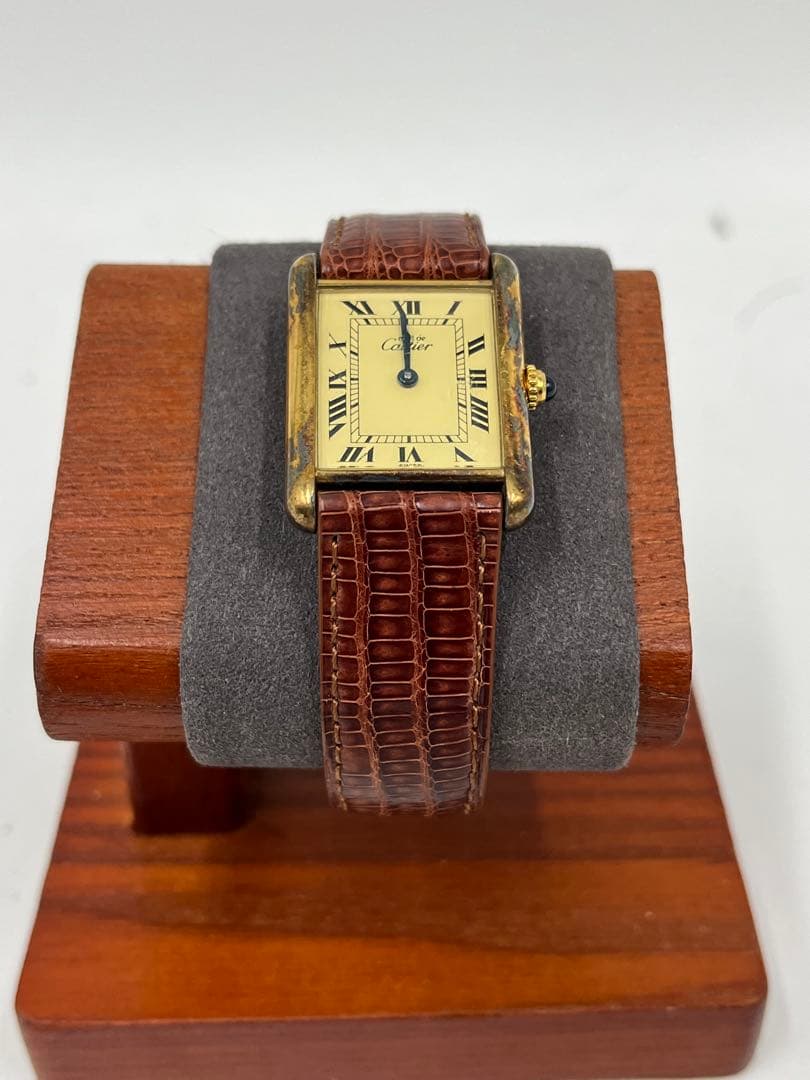 Cartier カルティエ タンク ヴェルメイユ 腕時計 　現状品