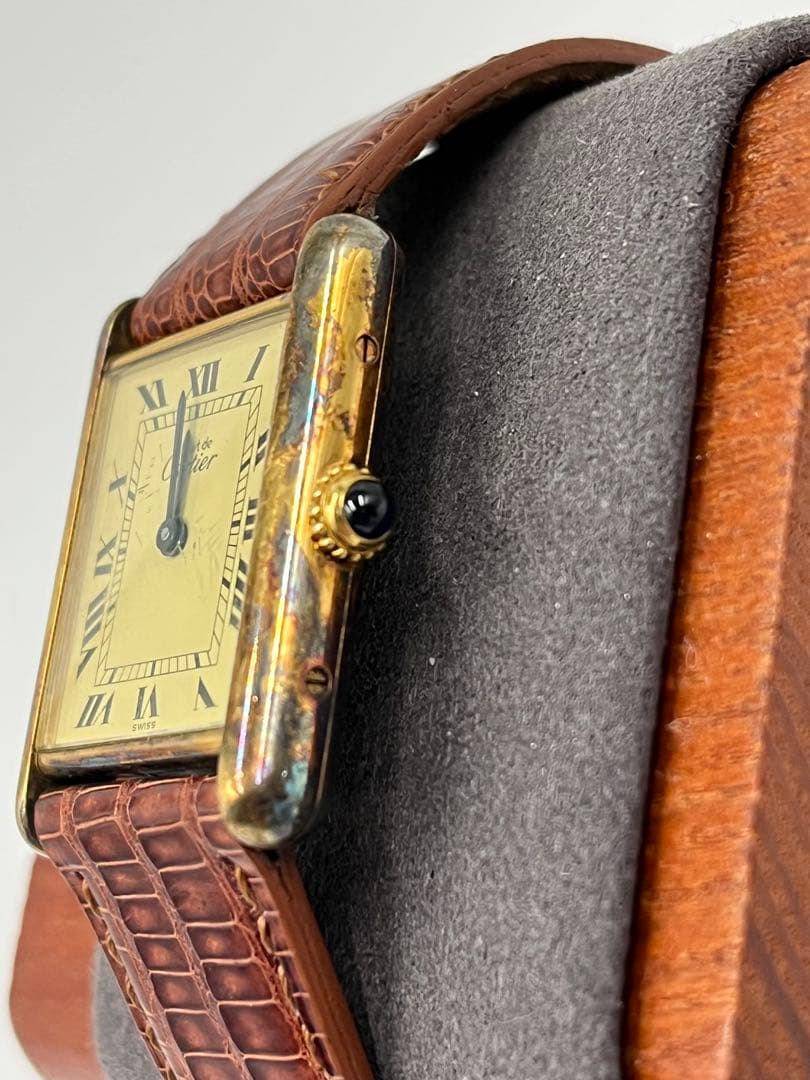 Cartier カルティエ タンク ヴェルメイユ 腕時計 　現状品