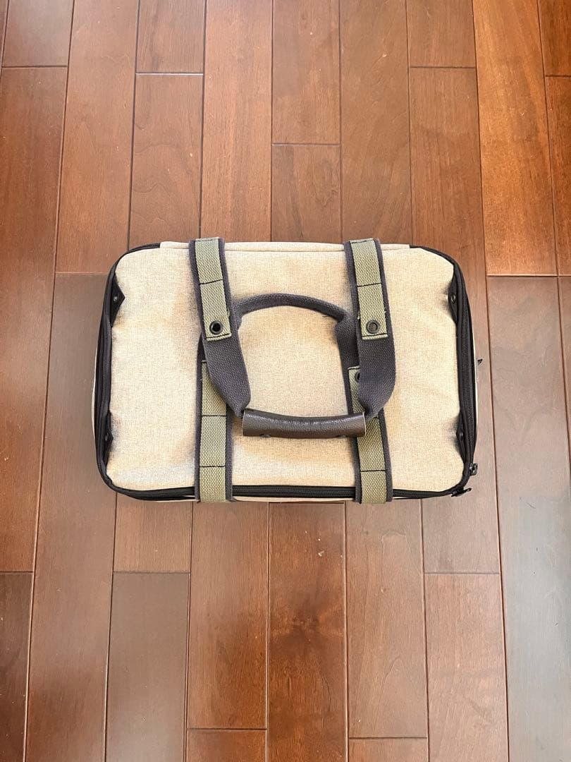 ブラックデザインアイアンプレート収納バッグ