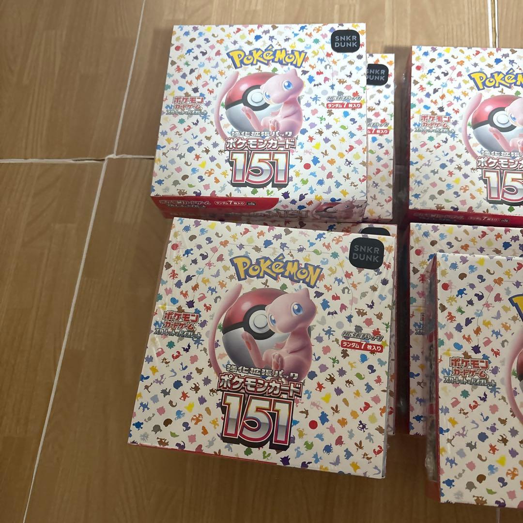 ポケモンカード151 シュリンク付き 10ボックス