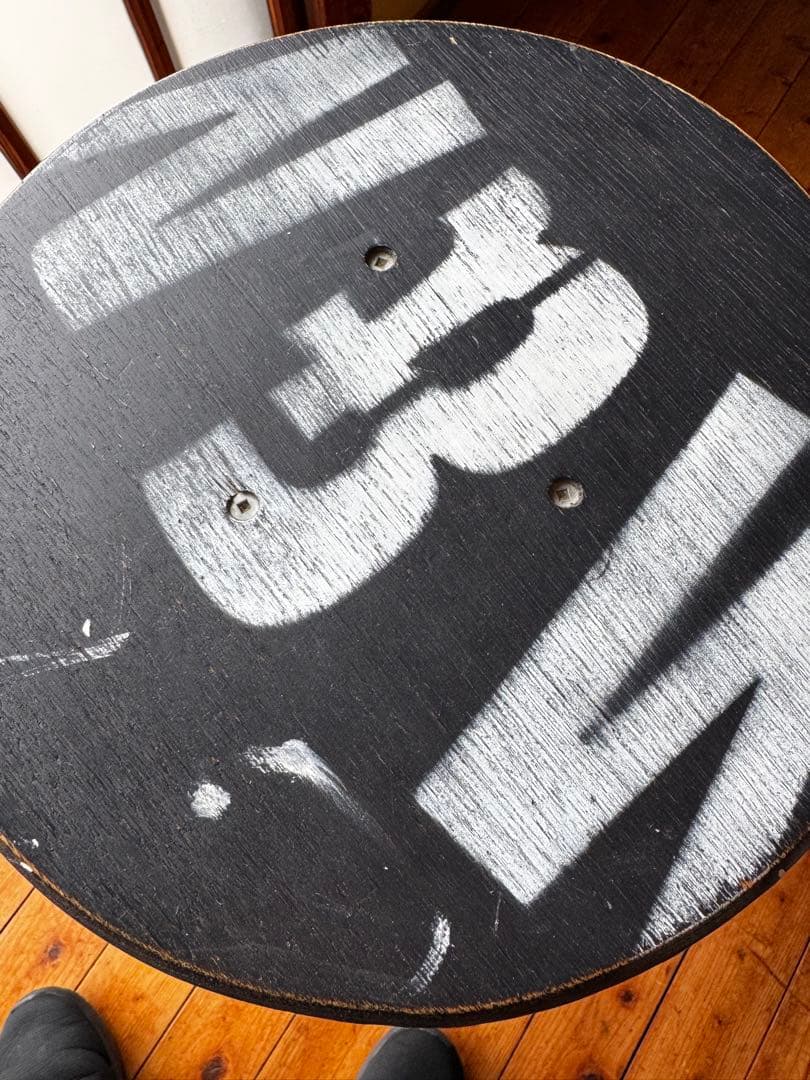 M&M CUSTOM PERFORMANCEスツール大BLACK家具ハイチェア