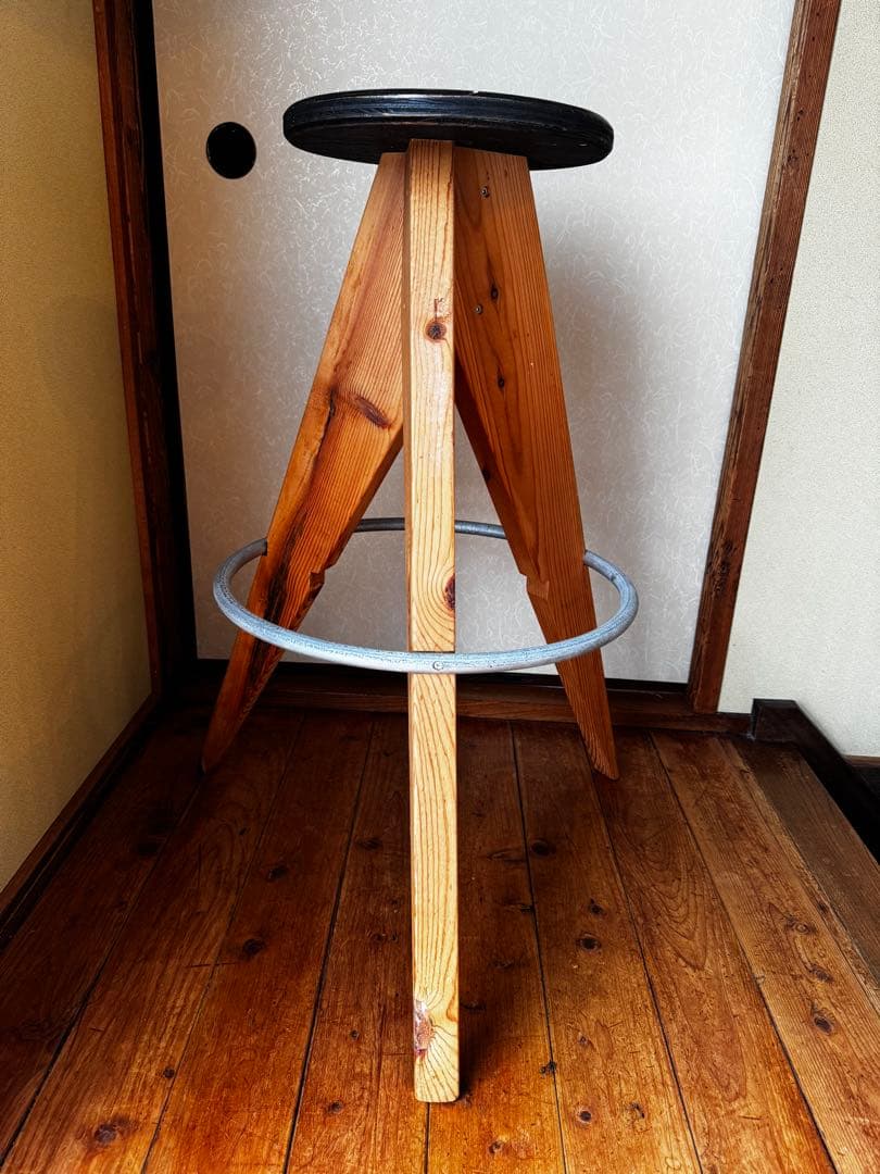 M&M CUSTOM PERFORMANCEスツール大BLACK家具ハイチェア