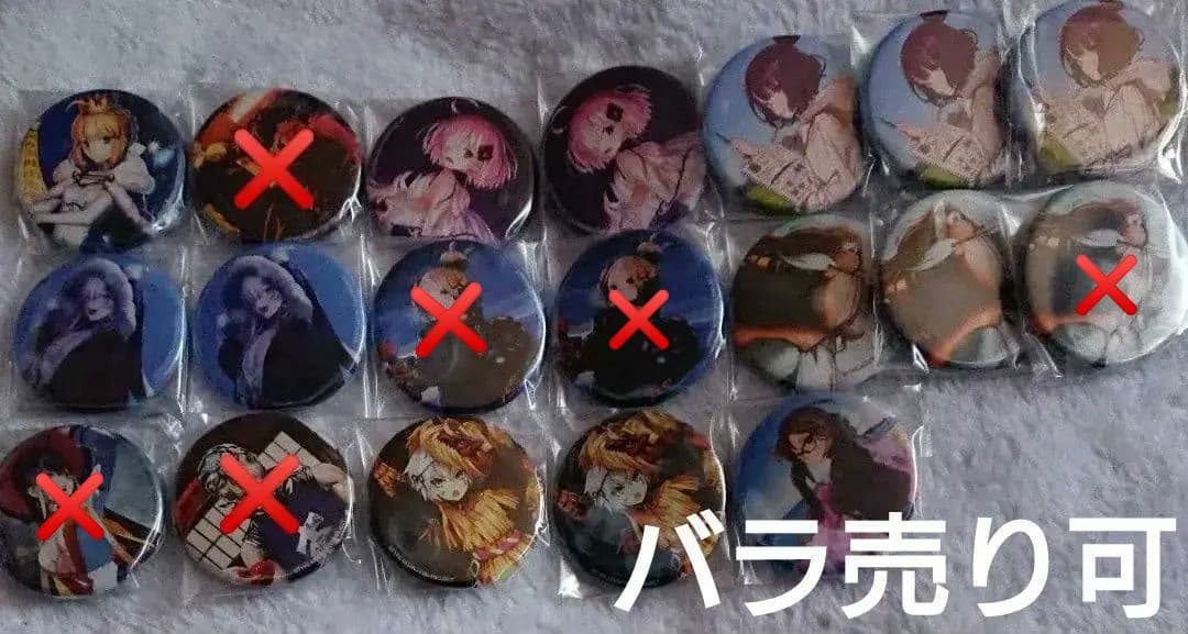 FGO Fate/Grand Order 霊基 缶バッジ