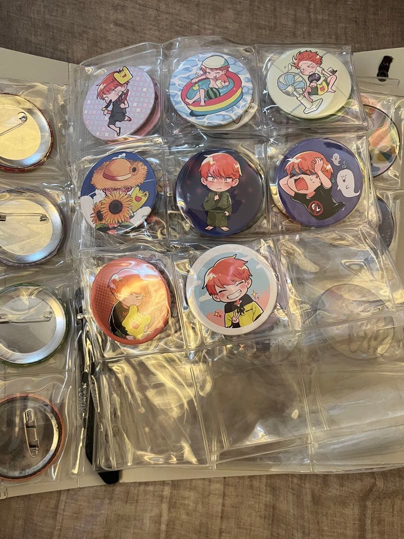 めいちゃん 缶バッジ コンプリートセット ページ売り まとめ売り バラ売り