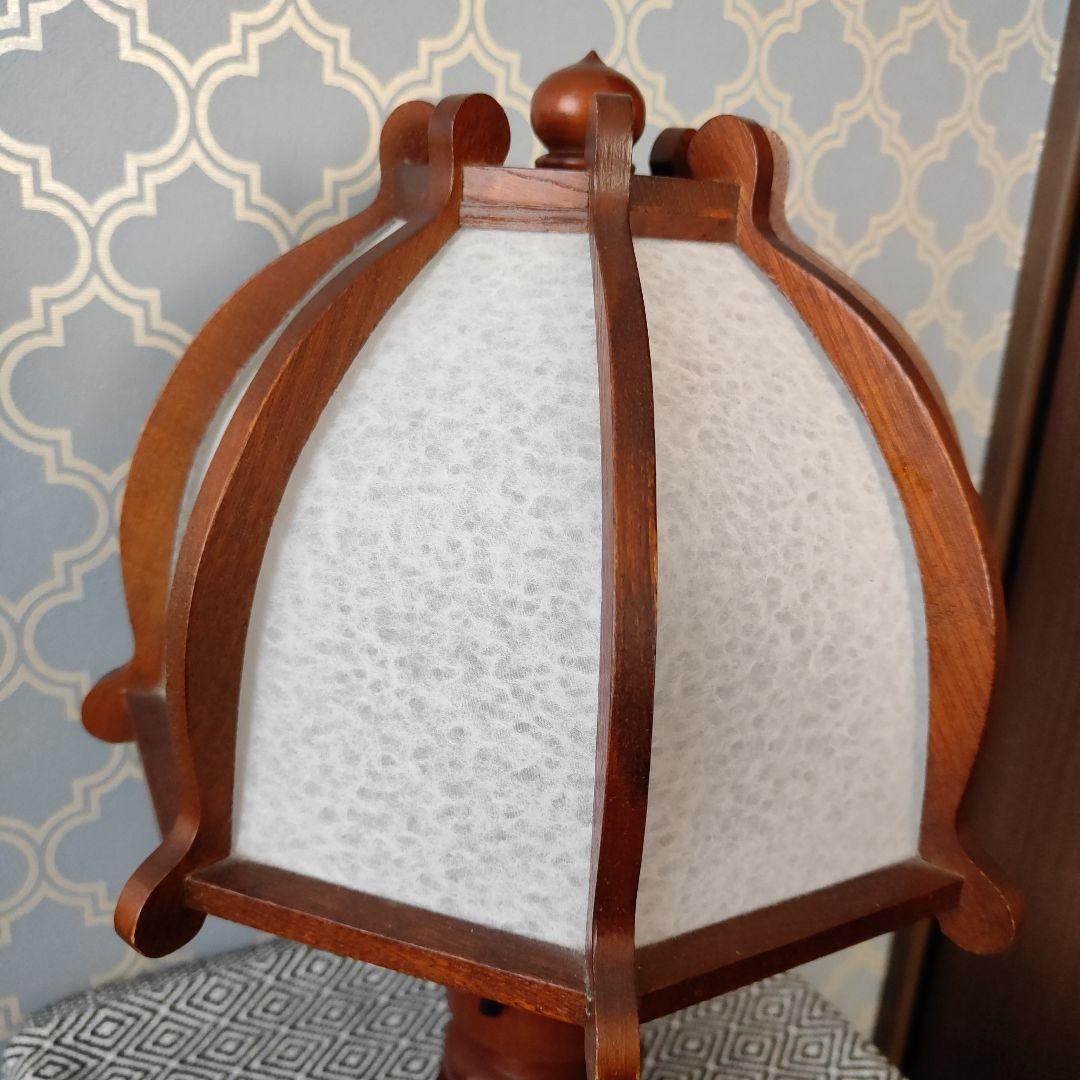 美品　レア北海道民芸家具店　レトロなアンティークランプ