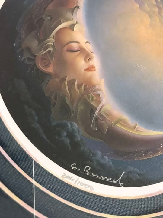 リトグラフ　ジル.ブルーベル【画集付き】