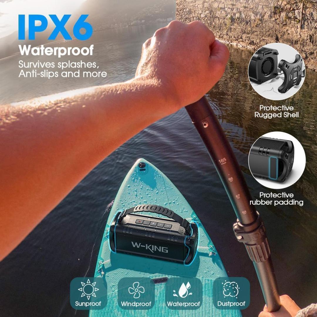 ⭐️低音⭐️ スピーカー　Bluetooth ポータブル　ワイヤレス　家庭防水