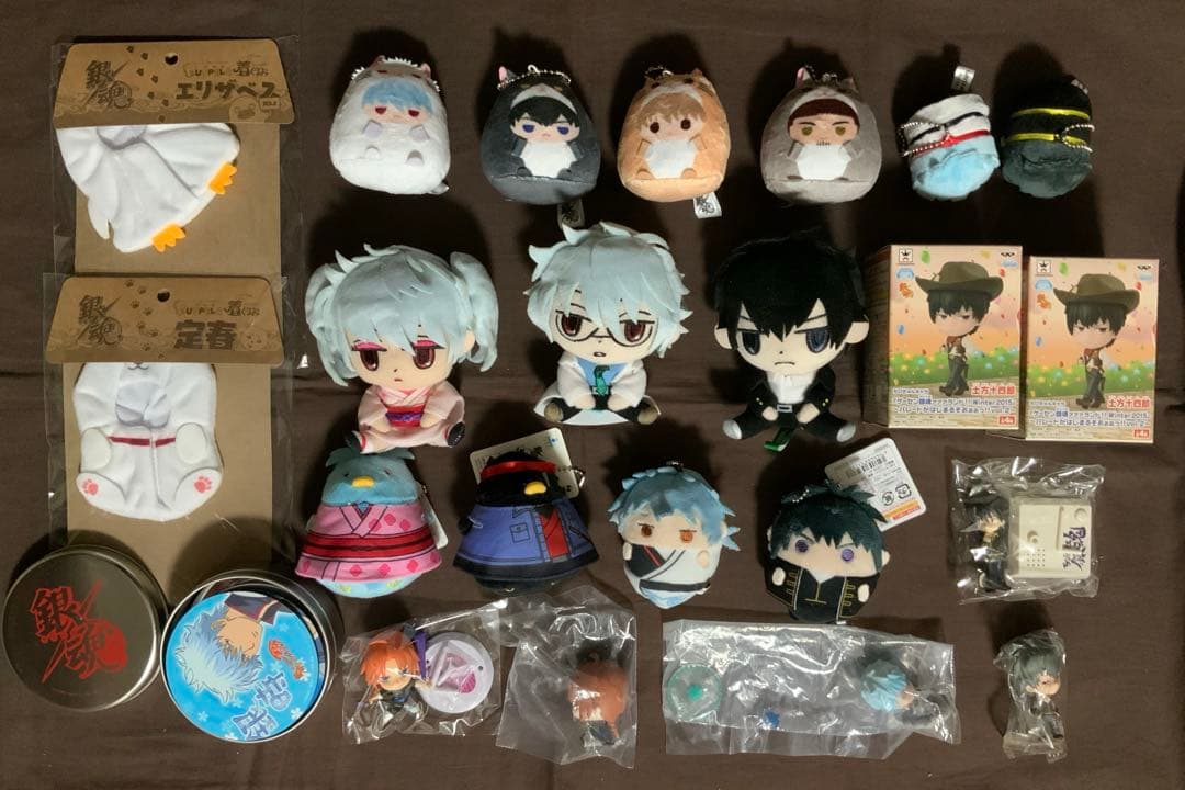 銀魂　坂田銀時　土方十四郎　他　ぬいぐるみ　フィギュア　等　23点