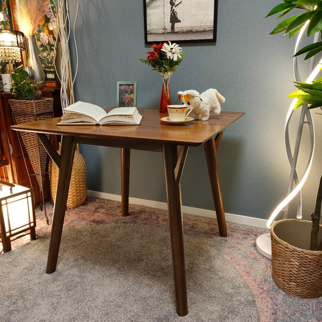 NITORI ニトリ DTフィルン ダイニングテーブル 80cm角／MBR