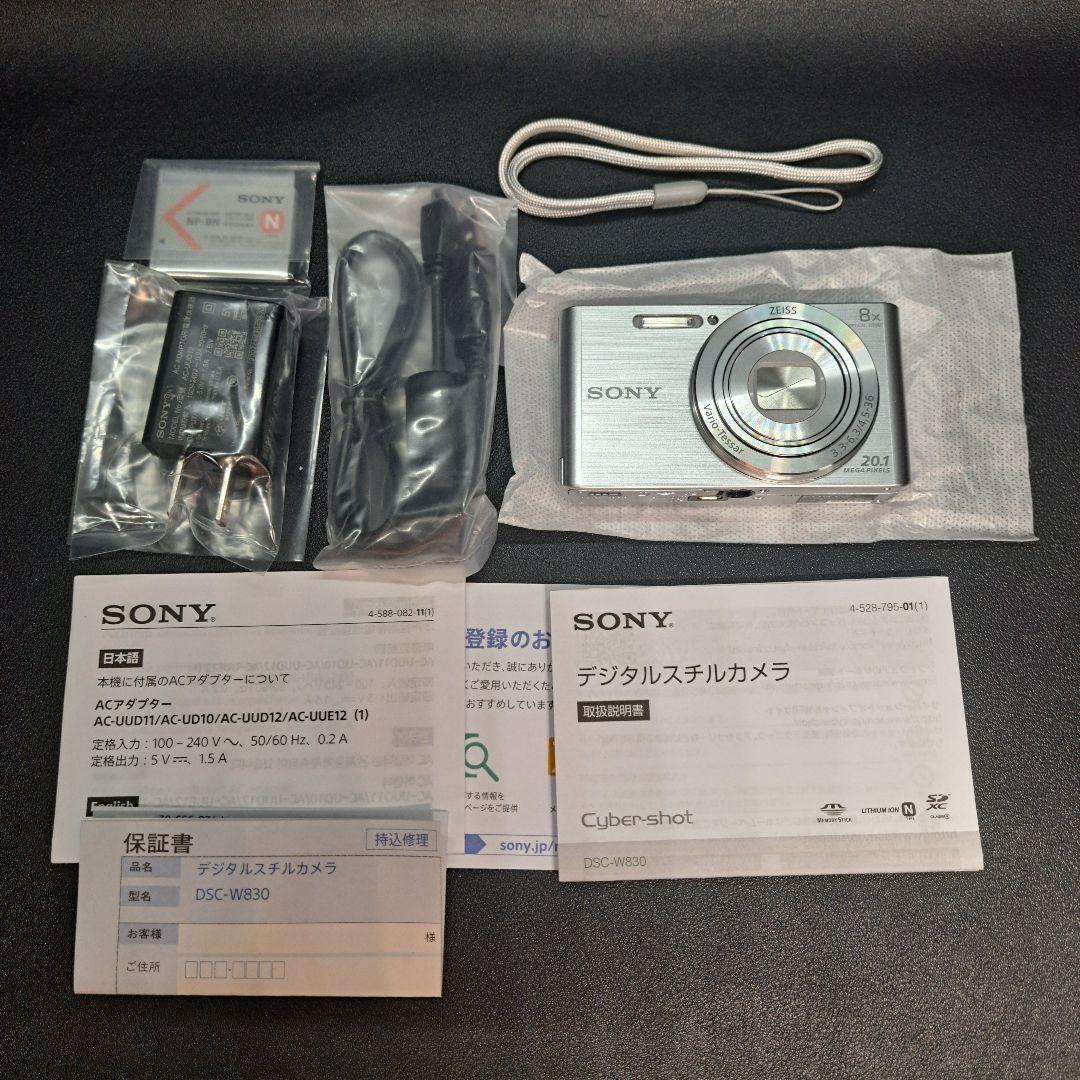 SONY　ソニー　Cyber-shot　サイバーショット　DSC-W830　新品