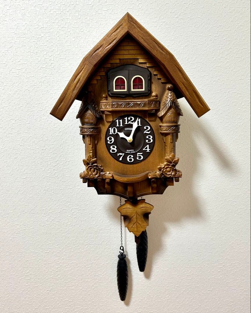 美品 日本製 CITIZEN 鳩時計