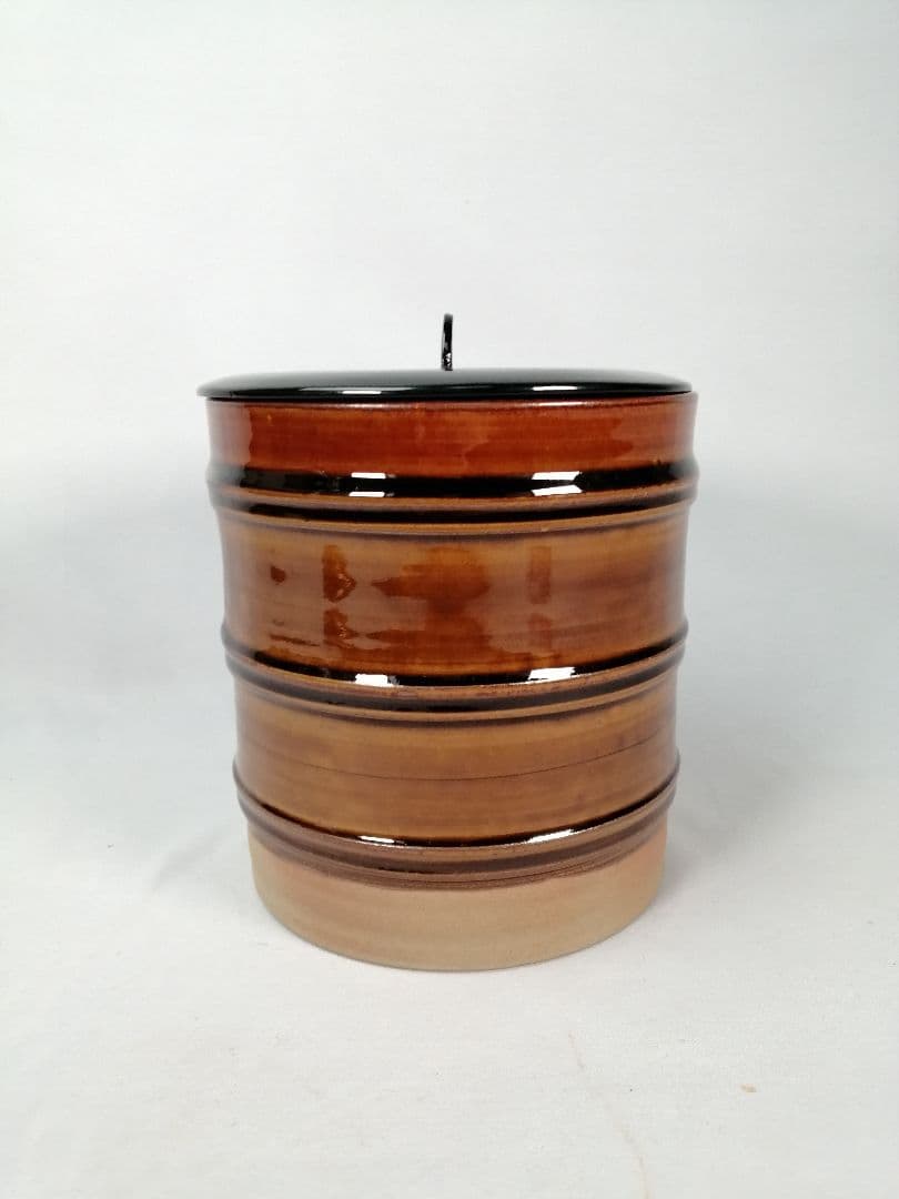 【茶道具】静山造　高取焼水指　水指385