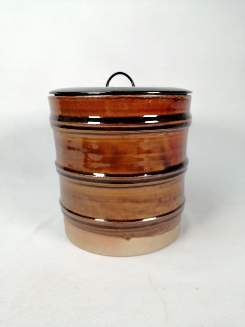 【茶道具】静山造　高取焼水指　水指385